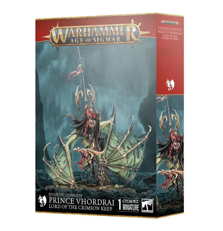 SOULBLIGHT GRAVELORDS: PRINCE VHORDRAI LORD CRIMSON KEEP (PRE-ORDER) | Grognard Games