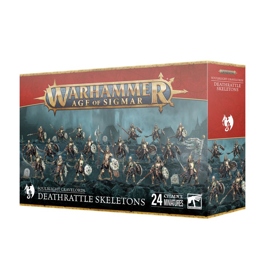 SOULBLIGHT GRAVELORDS: DEATHRATTLE SKELETONS (PRE-ORDER) | Grognard Games