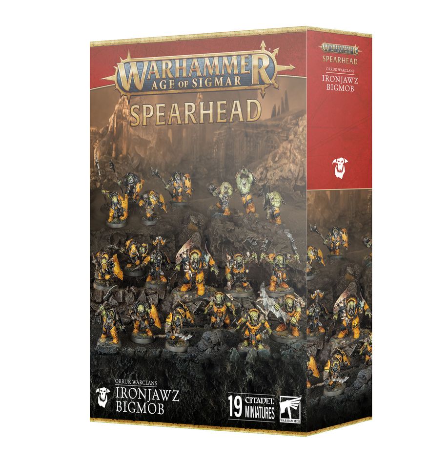 SPEARHEAD: ORRUK WARCLANS IRONJAWZ BIGMOB (Pre-order) | Grognard Games