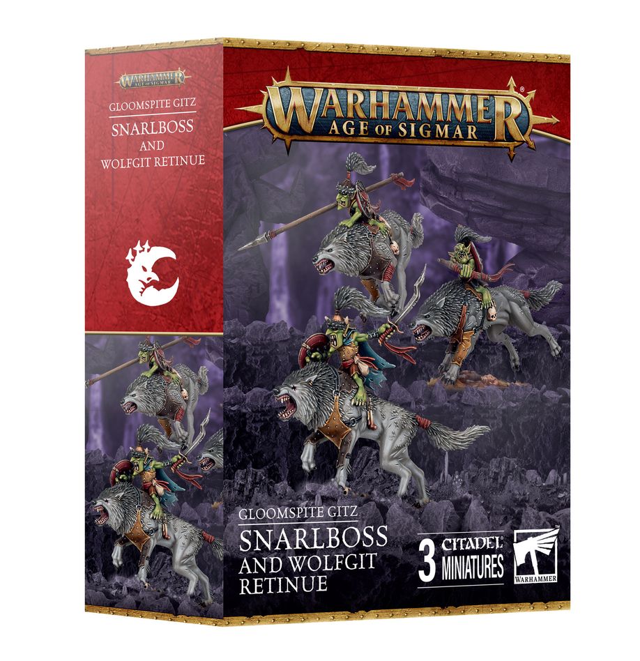 Gloomspite Gitz Snarlboss & Wolfgit Retinue (Pre-order Releases 03/22/25) | Grognard Games