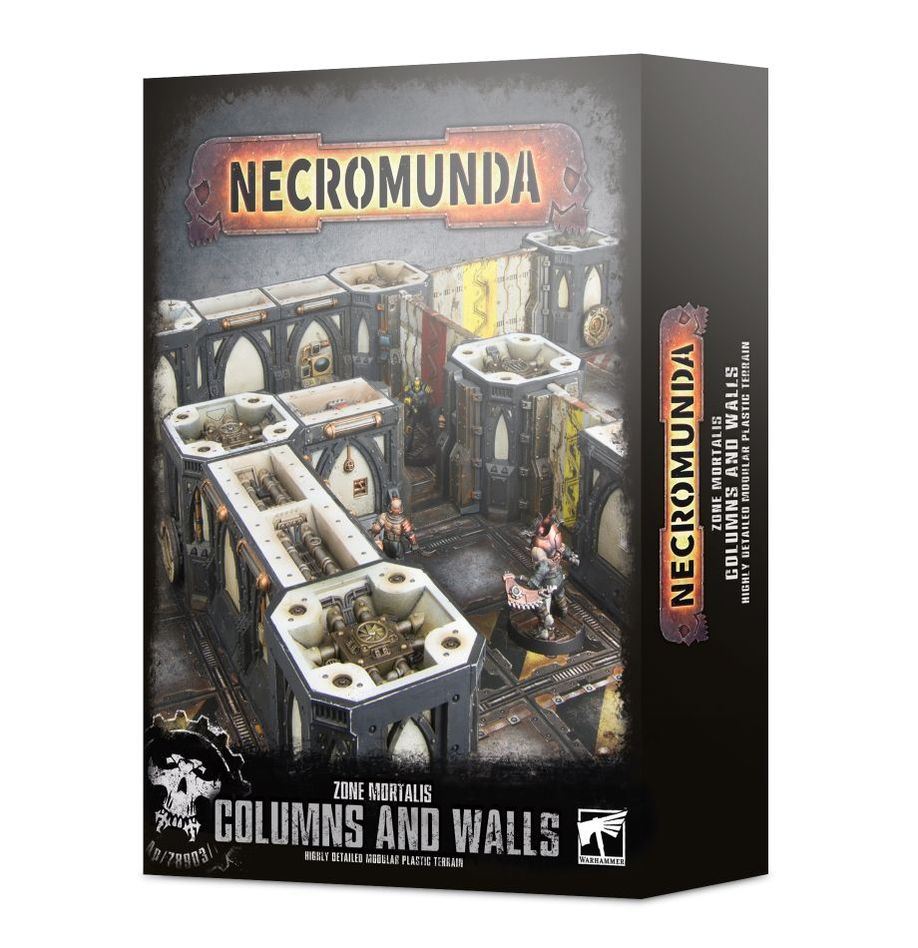 NECROMUNDA ZONE MORTALIS COLUMNS AND WALLS | Grognard Games