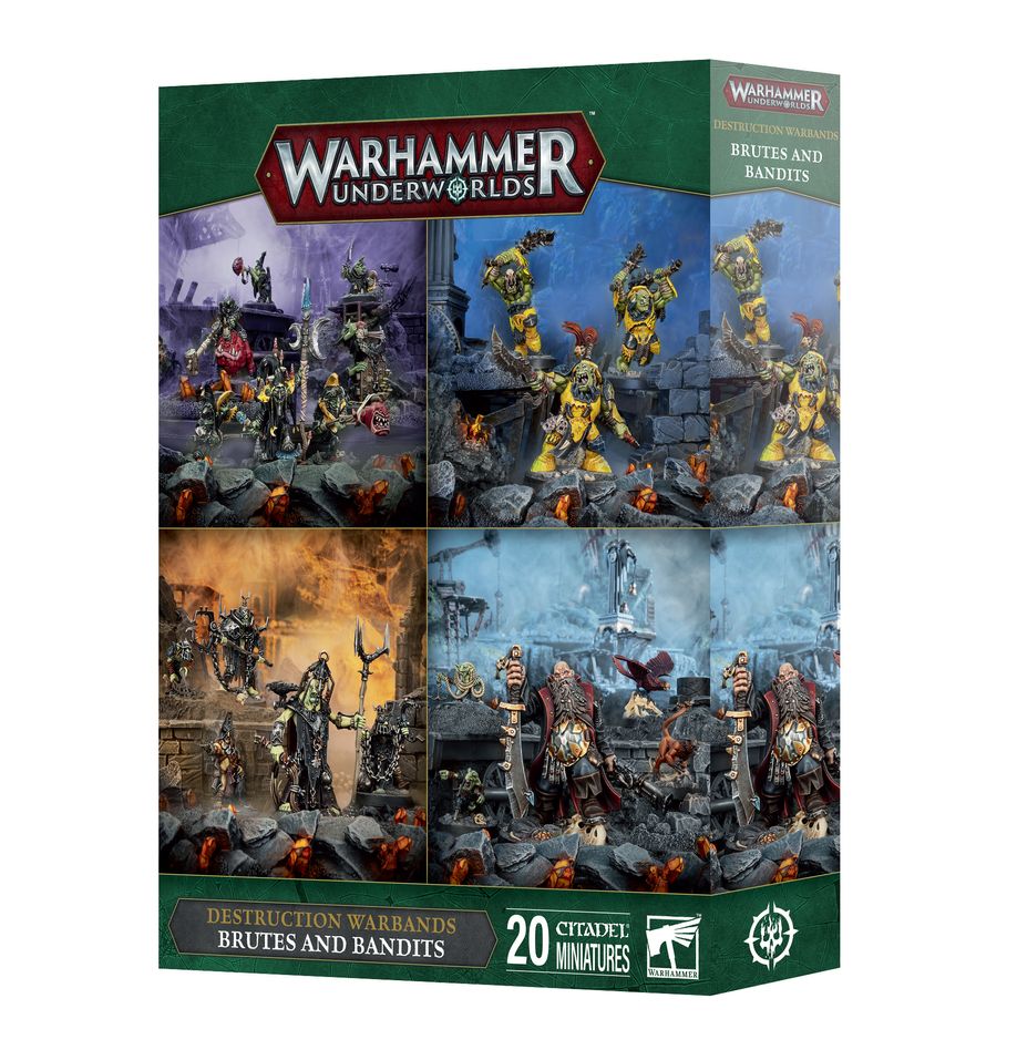 Warhammer Underworlds: Destruction Warbands: Brutes and Bandits (Pre-order Releases 12/07) | Grognard Games