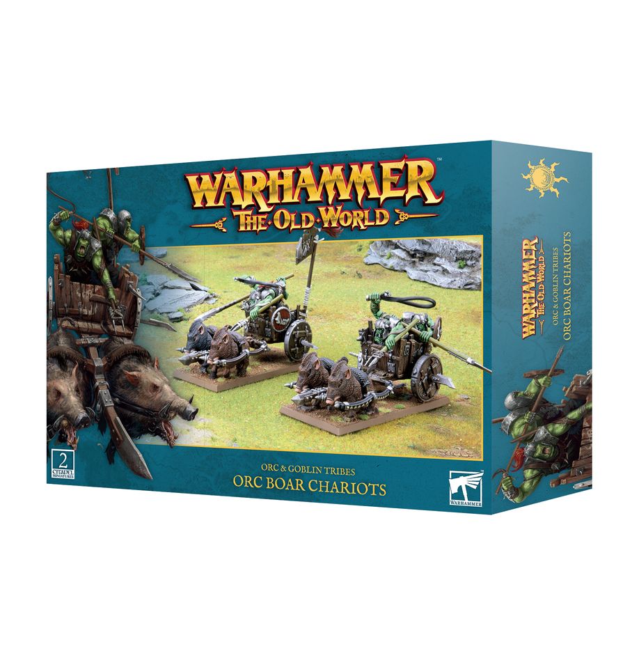 ORC & GOBLIN TRIBES ORC BOAR CHARIOTS | Grognard Games