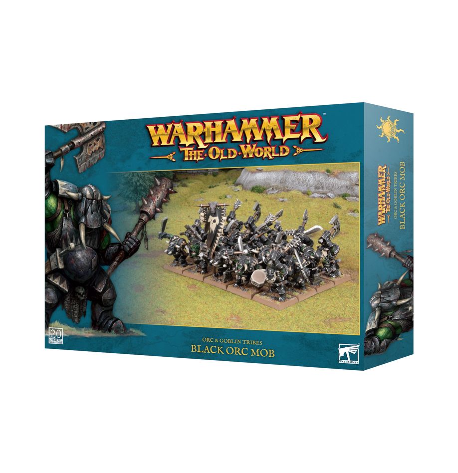 ORC & GOBLIN TRIBES BLACK ORC MOB | Grognard Games