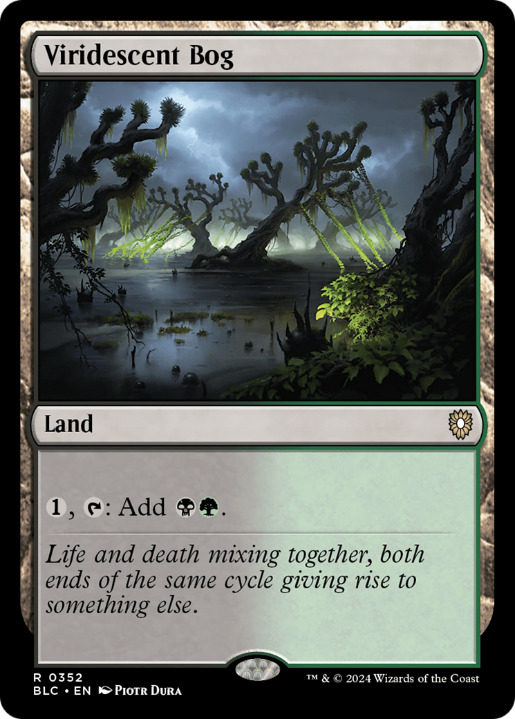 Viridescent Bog [Bloomburrow Commander] | Grognard Games