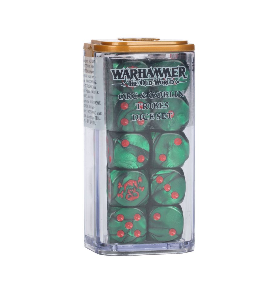 WARHAMMER: THE OLD WORLD ORC & GOBLIN TRIBES DICE SET | Grognard Games