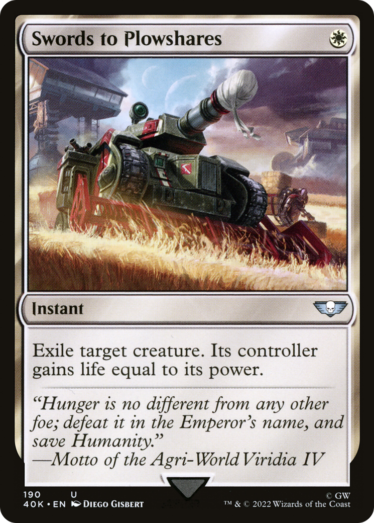 Swords to Plowshares [Universes Beyond: Warhammer 40,000] | Grognard Games
