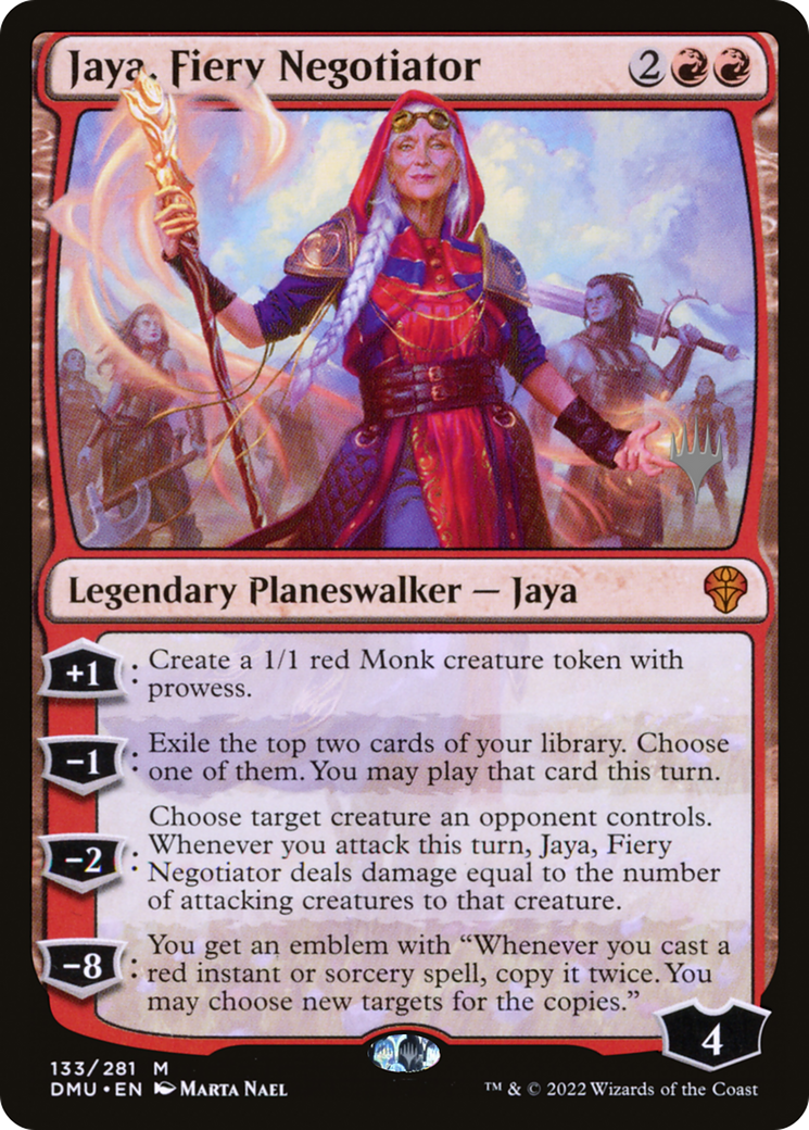 Jaya, Fiery Negotiator (Promo Pack) [Dominaria United Promos] | Grognard Games