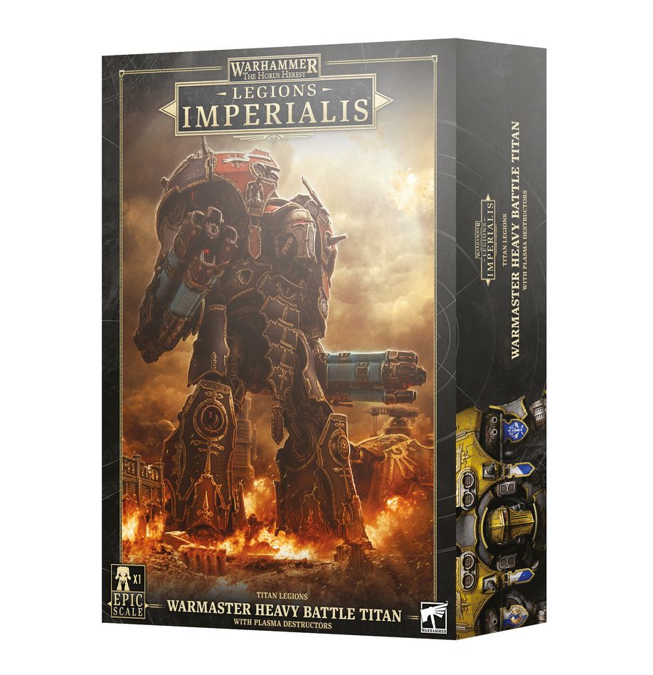 LEGIONS IMPERIALIS: WARMASTER HEAVY BATTLE TITAN WITH PLASMA DESTRUCTORS | Grognard Games