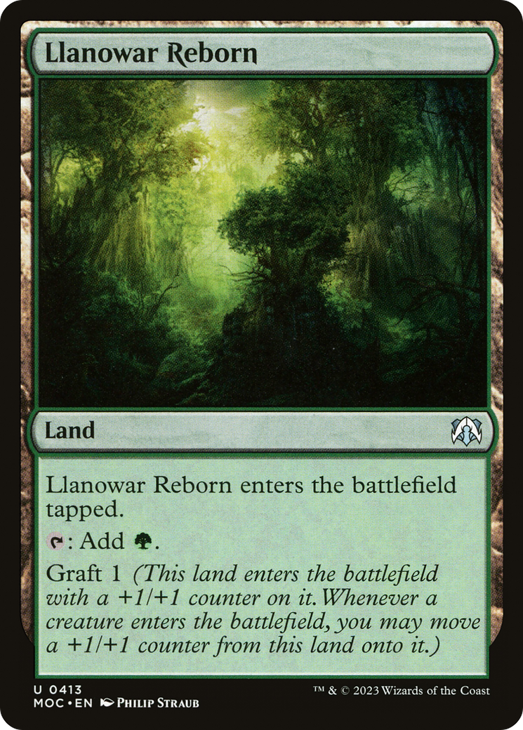 Llanowar Reborn [March of the Machine Commander] | Grognard Games