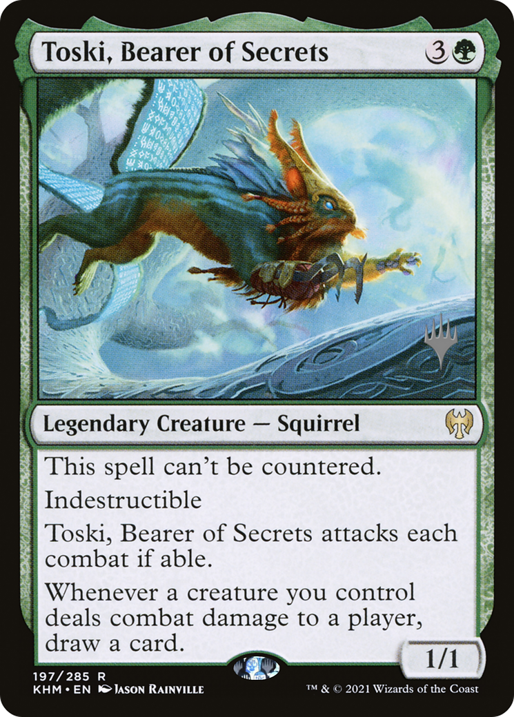 Toski, Bearer of Secrets (Promo Pack) [Kaldheim Promos] | Grognard Games