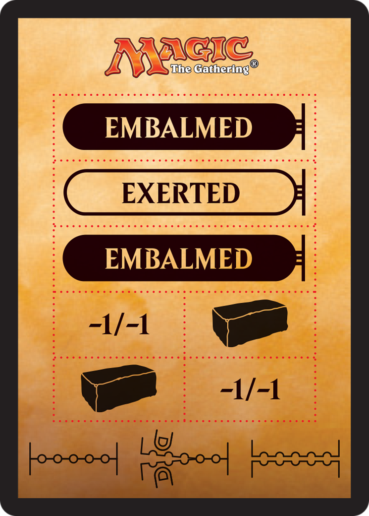 Punchcard (AKH-026) - Amonkhet Tokens Foil | Grognard Games