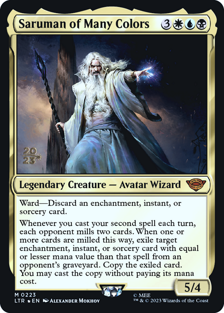 Saruman of Many Colors [The Lord of the Rings: Tales of Middle-Earth Prerelease Promos] | Grognard Games