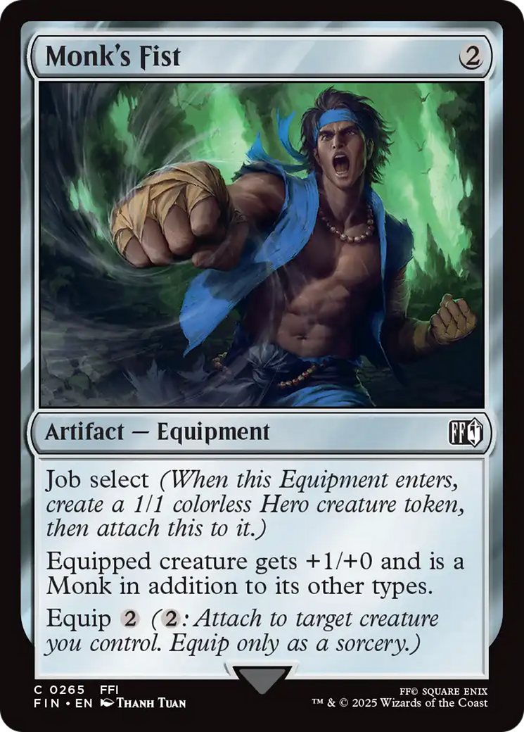 Monk's Fist (FIN-265) - FINAL FANTASY Foil | Grognard Games