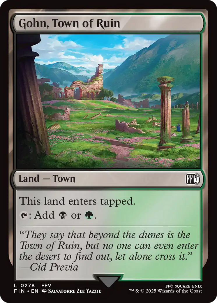 Gohn, Town of Ruin (FIN-278) - FINAL FANTASY Foil | Grognard Games