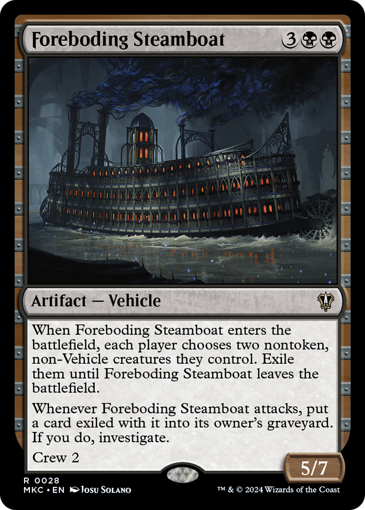 Foreboding Steamboat [Murders at Karlov Manor Commander] | Grognard Games