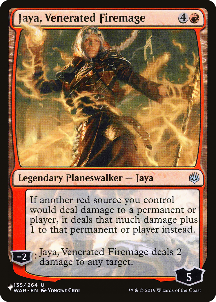 Jaya, Venerated Firemage [The List] | Grognard Games