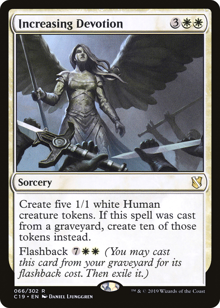 Increasing Devotion [Commander 2019] | Grognard Games