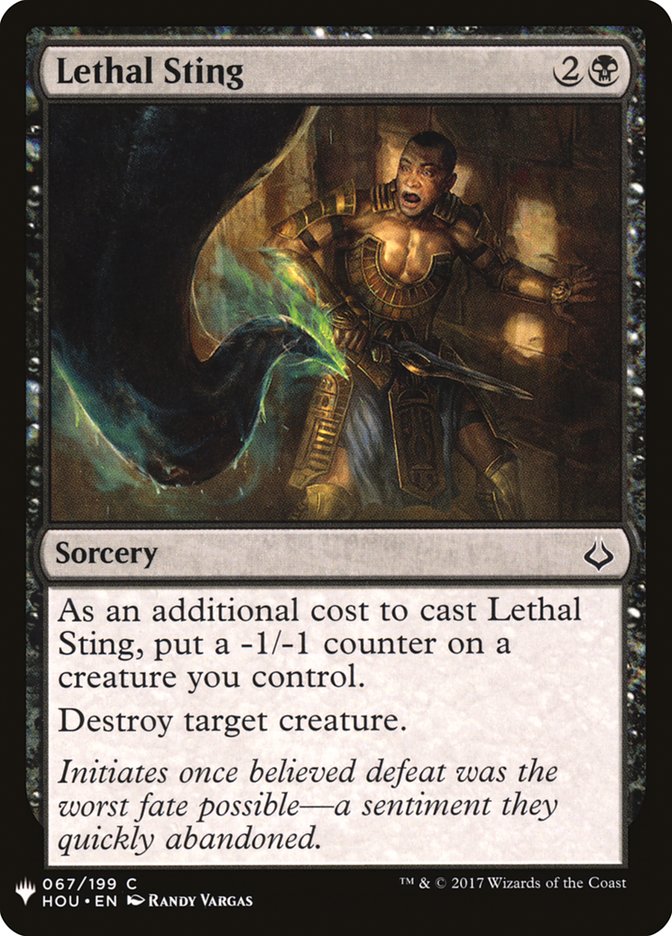 Lethal Sting [Mystery Booster] | Grognard Games