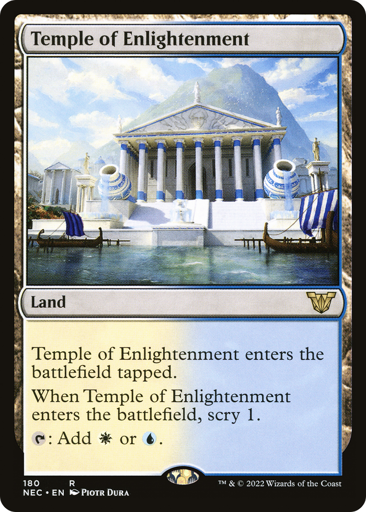 Temple of Enlightenment [Kamigawa: Neon Dynasty Commander] | Grognard Games
