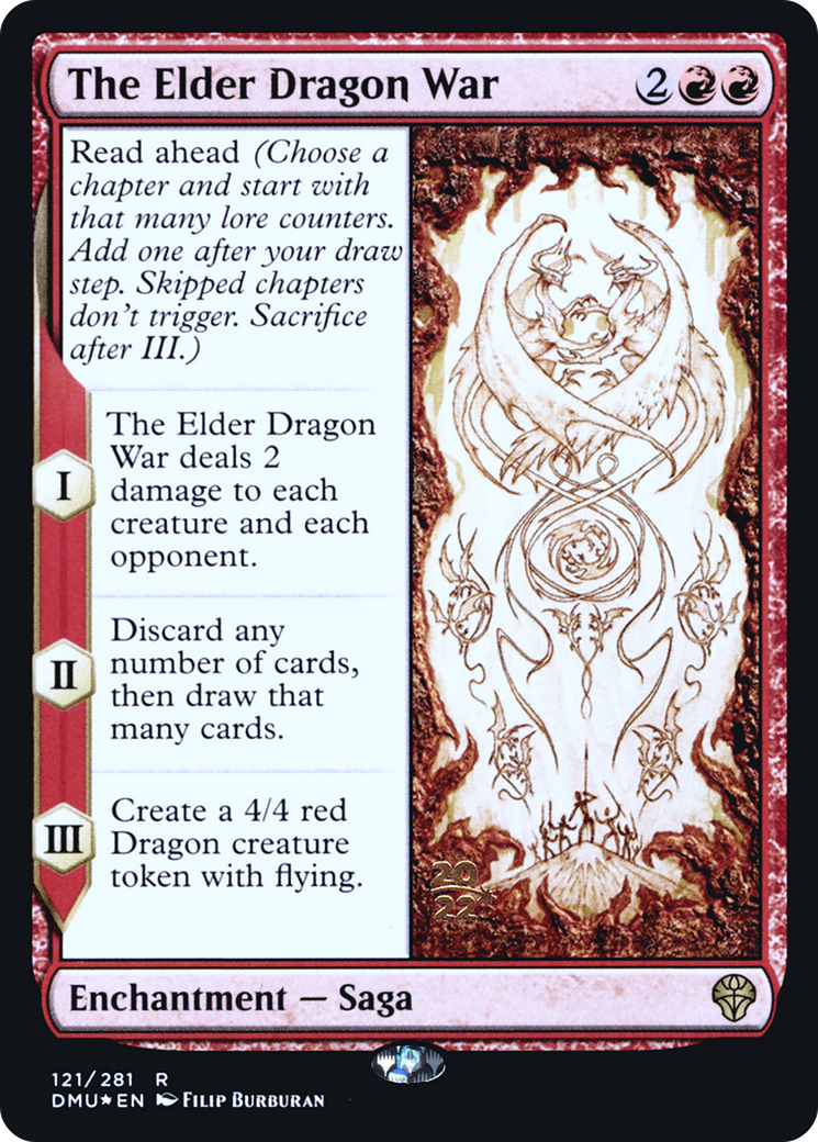 The Elder Dragon War [Dominaria United Prerelease Promos] | Grognard Games
