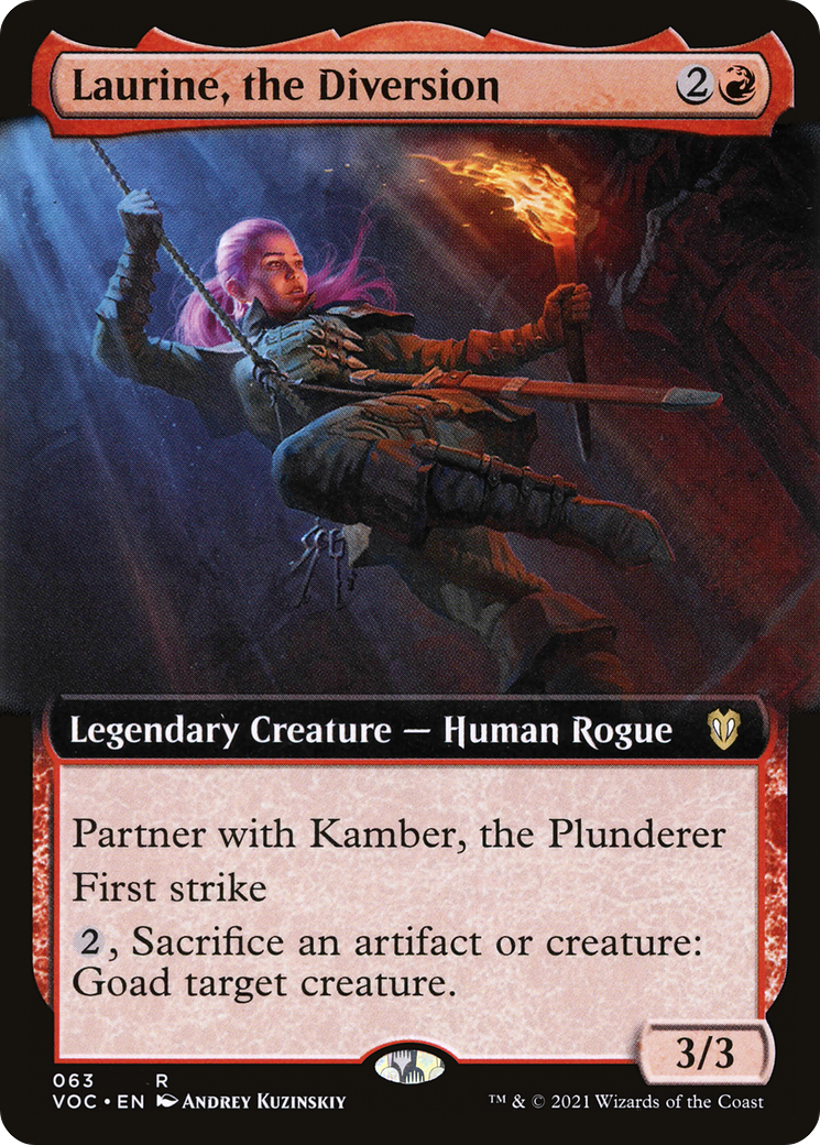 Laurine, the Diversion (Extended) [Innistrad: Crimson Vow Commander] | Grognard Games