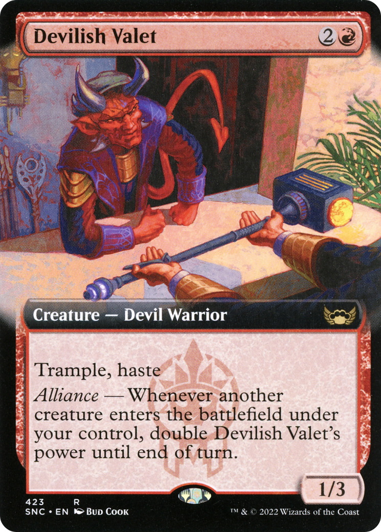 Devilish Valet (Extended Art) [Streets of New Capenna] | Grognard Games