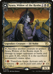 Ayara, Widow of the Realm // Ayara, Furnace Queen (Showcase Planar Booster Fun) [March of the Machine] | Grognard Games