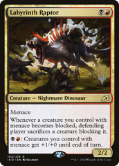 Labyrinth Raptor (Promo Pack) [Ikoria: Lair of Behemoths Promos] | Grognard Games