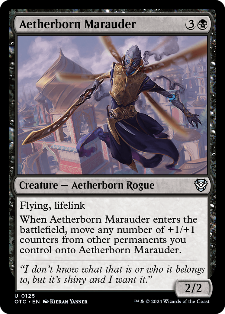 Aetherborn Marauder [Outlaws of Thunder Junction Commander] | Grognard Games