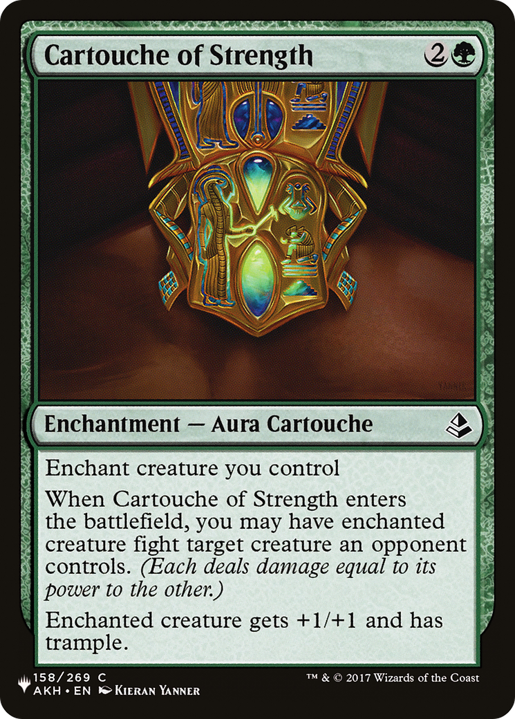 Cartouche of Strength [The List Reprints] | Grognard Games