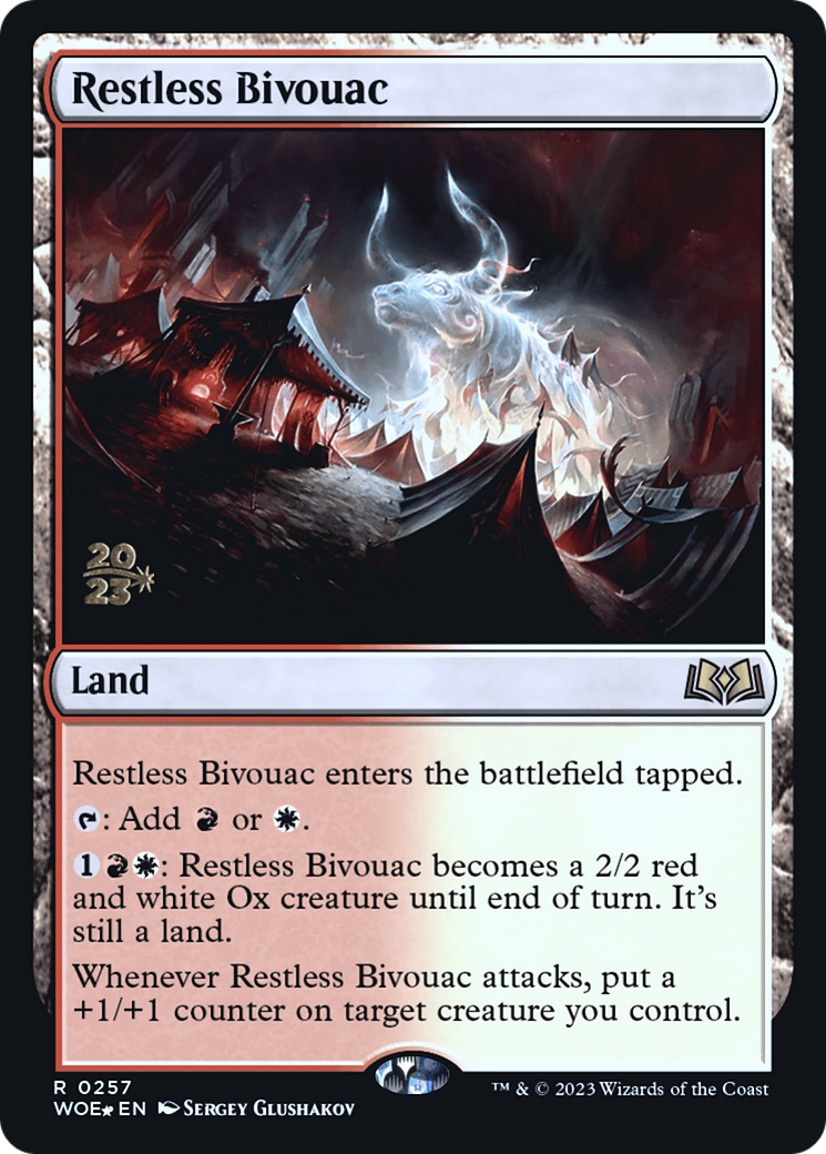 Restless Bivouac [Wilds of Eldraine Prerelease Promos] | Grognard Games