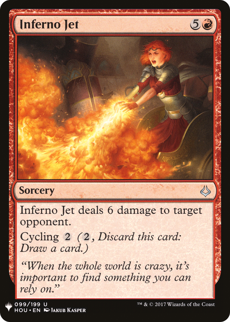 Inferno Jet [Mystery Booster] | Grognard Games