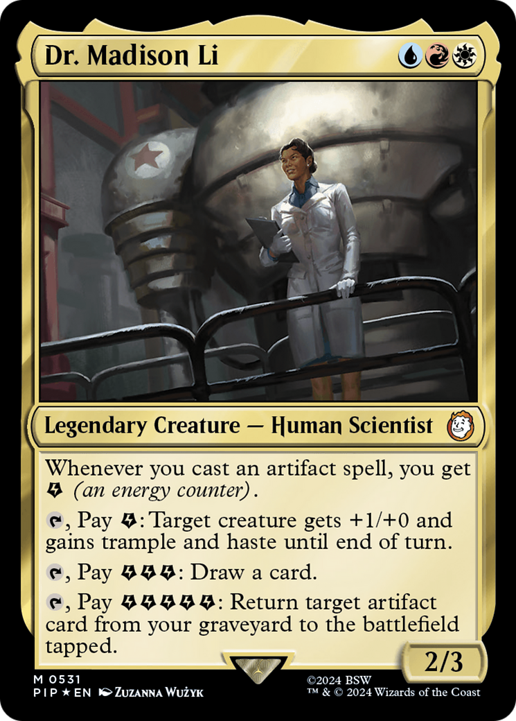 Dr. Madison Li (Surge Foil) [Fallout] | Grognard Games