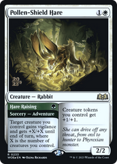 Pollen-Shield Hare // Hare Raising [Wilds of Eldraine Prerelease Promos] | Grognard Games