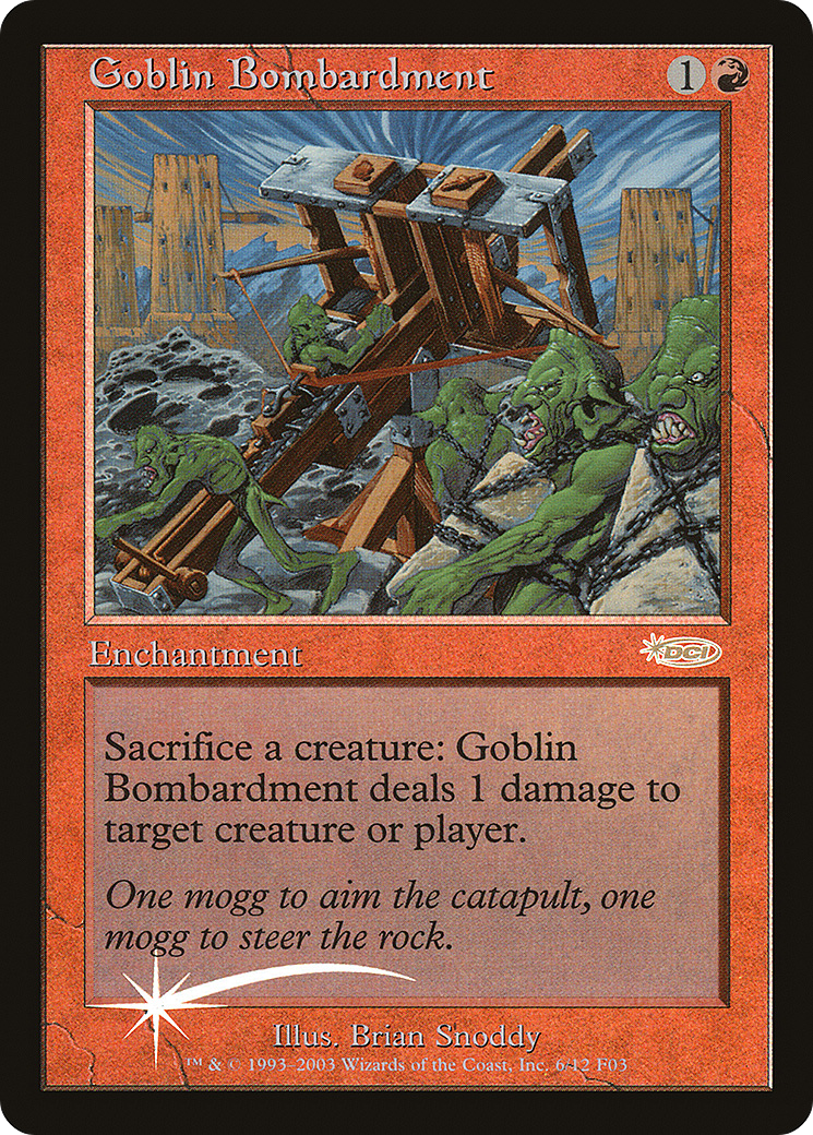 Goblin Bombardment [Friday Night Magic 2003] | Grognard Games