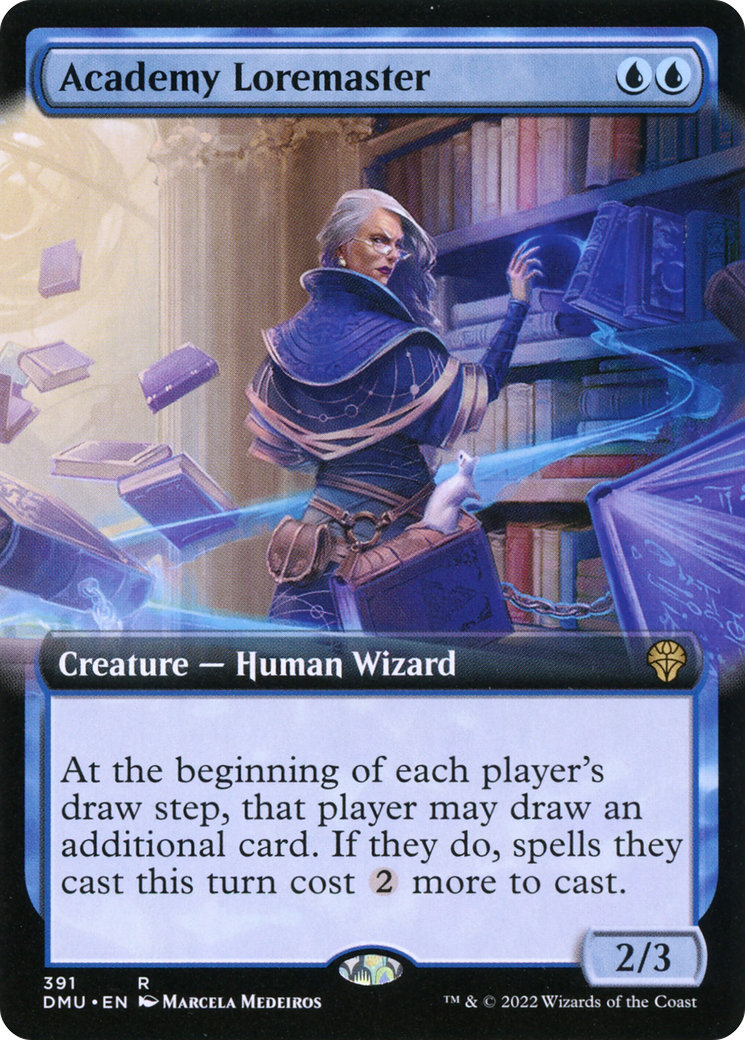 Academy Loremaster (Extended Art) [Dominaria United] | Grognard Games