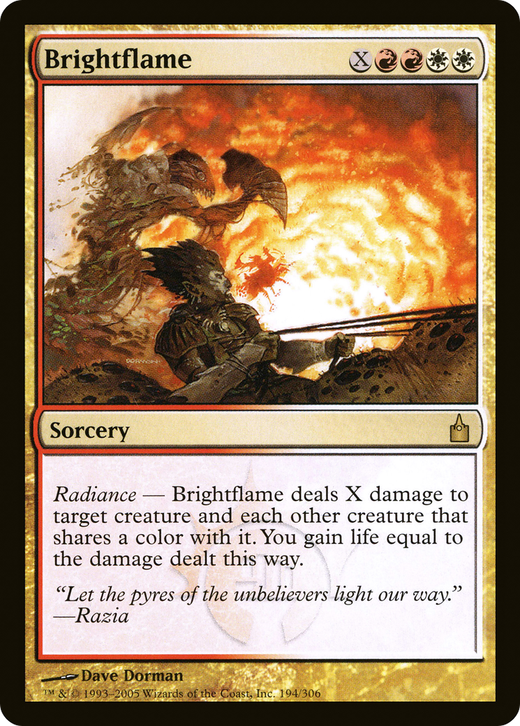 Brightflame (RAV-194) - Ravnica: City of Guilds Foil | Grognard Games