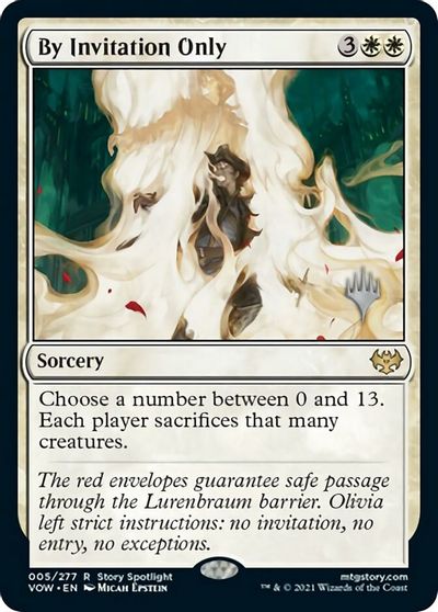 By Invitation Only (Promo Pack) [Innistrad: Crimson Vow Promos] | Grognard Games