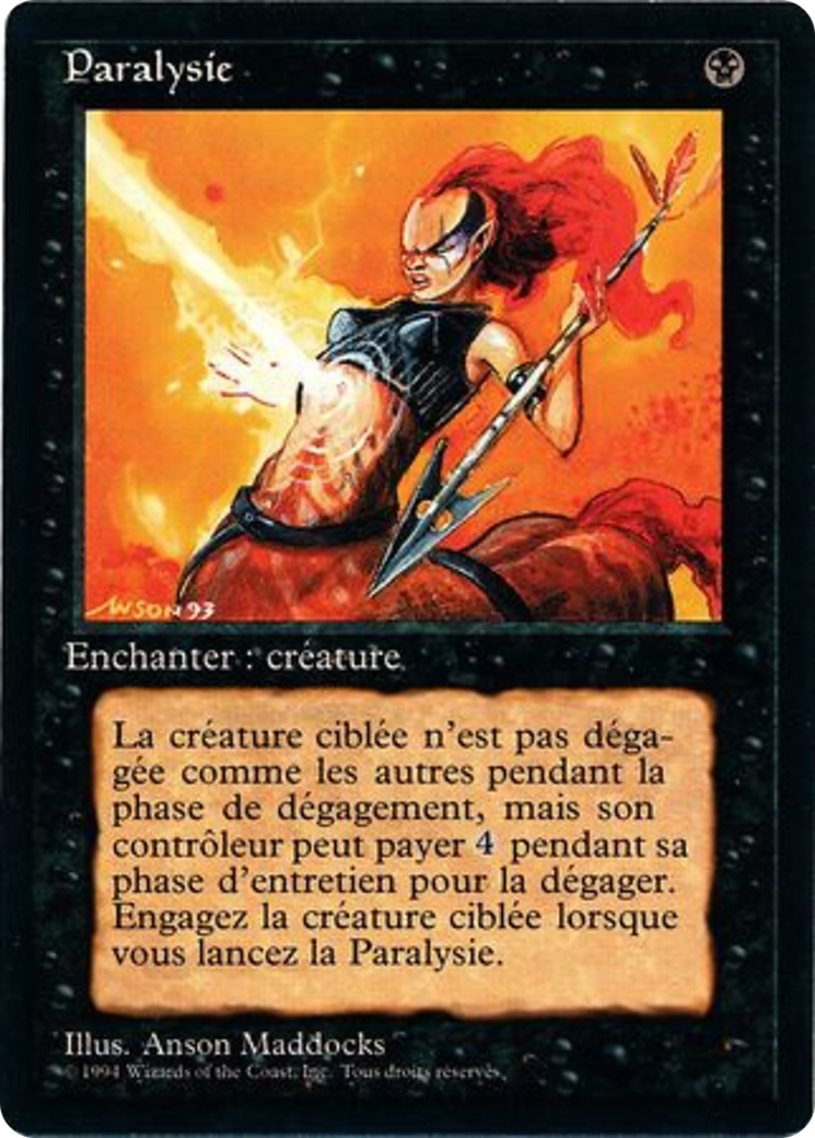 Paralyze [Foreign Black Border] | Grognard Games