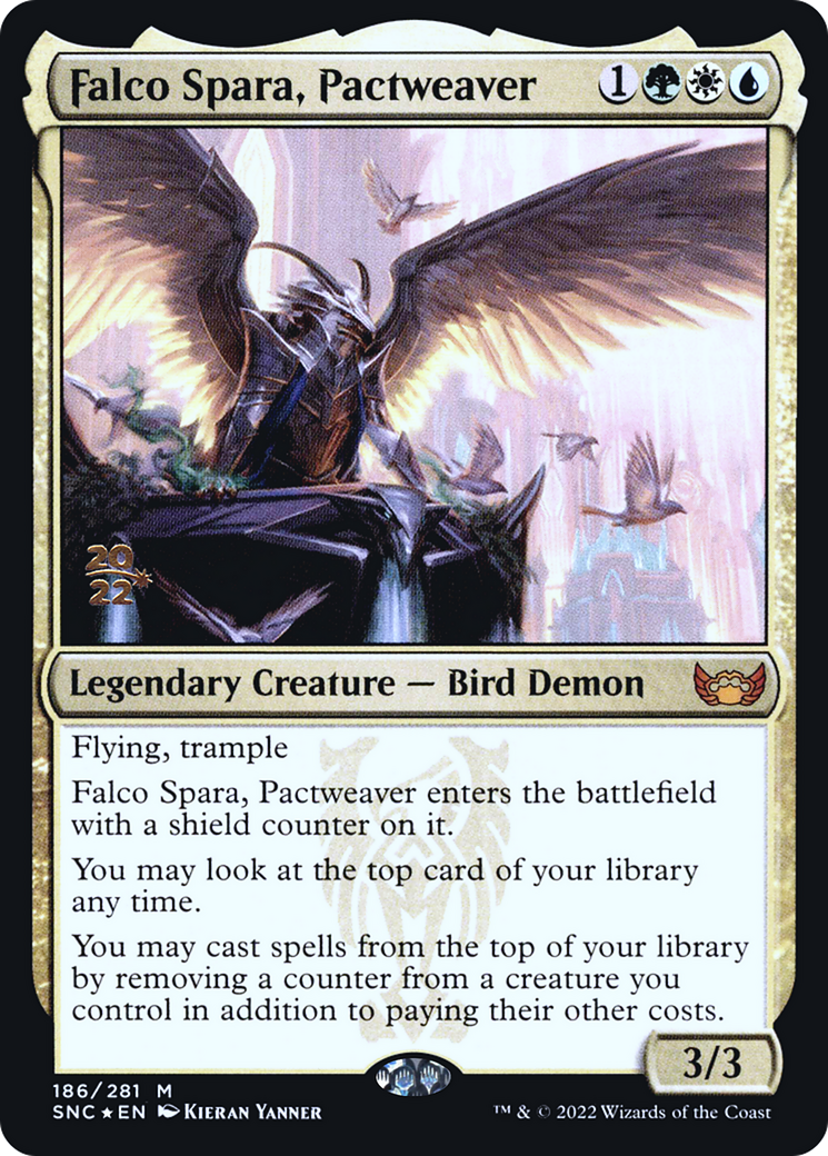 Falco Spara, Pactweaver [Streets of New Capenna Prerelease Promos] | Grognard Games