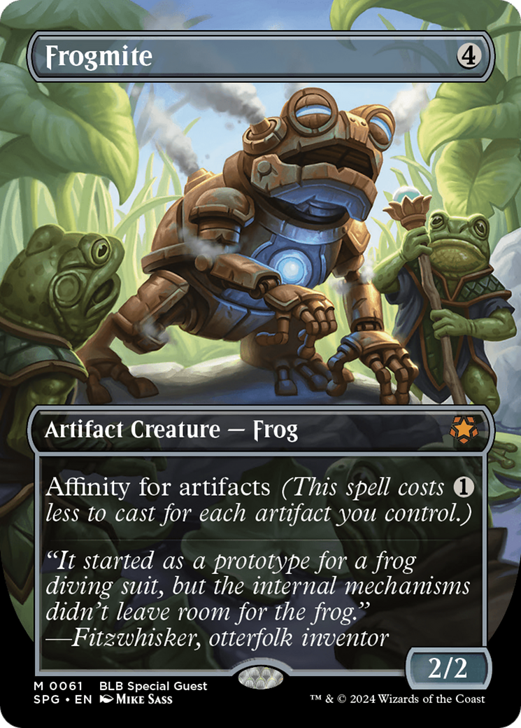 Frogmite (Borderless) [Bloomburrow Special Guests] | Grognard Games