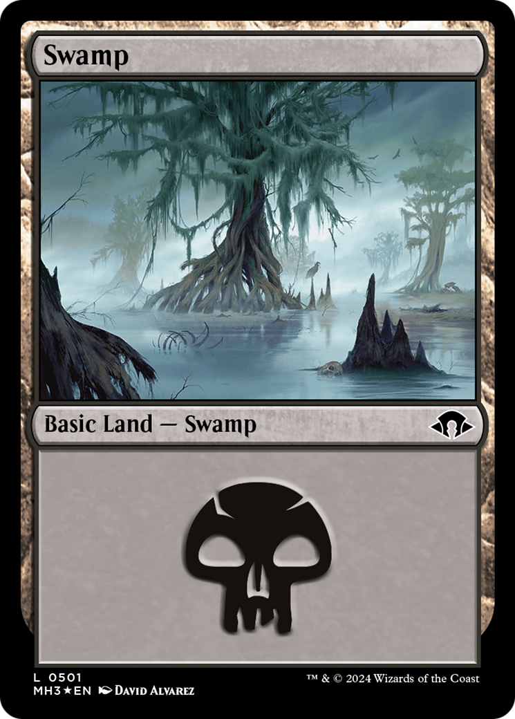 Swamp (0501) (Ripple Foil) [Modern Horizons 3] | Grognard Games