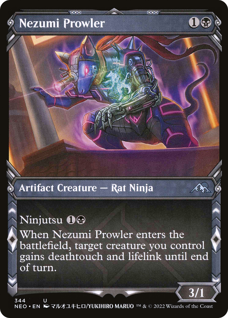 Nezumi Prowler (Showcase Ninja) [Kamigawa: Neon Dynasty] | Grognard Games