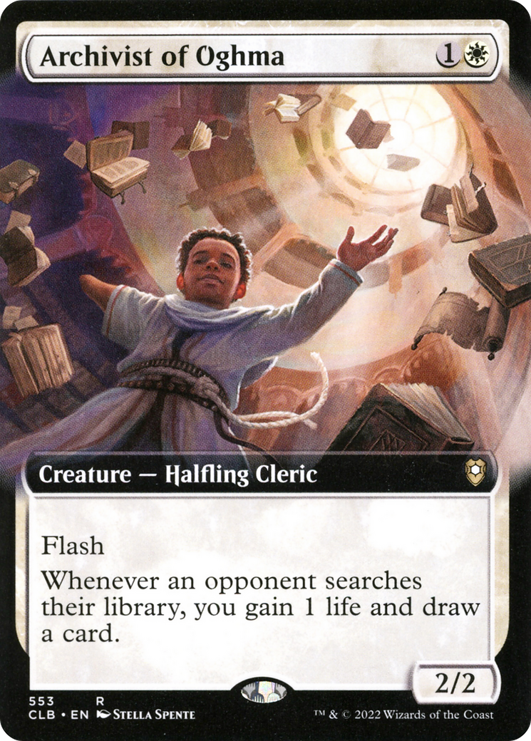 Archivist of Oghma (Extended Art) [Commander Legends: Battle for Baldur's Gate] | Grognard Games