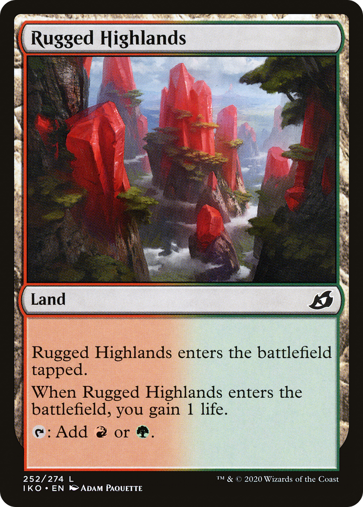Rugged Highlands [Ikoria: Lair of Behemoths] | Grognard Games