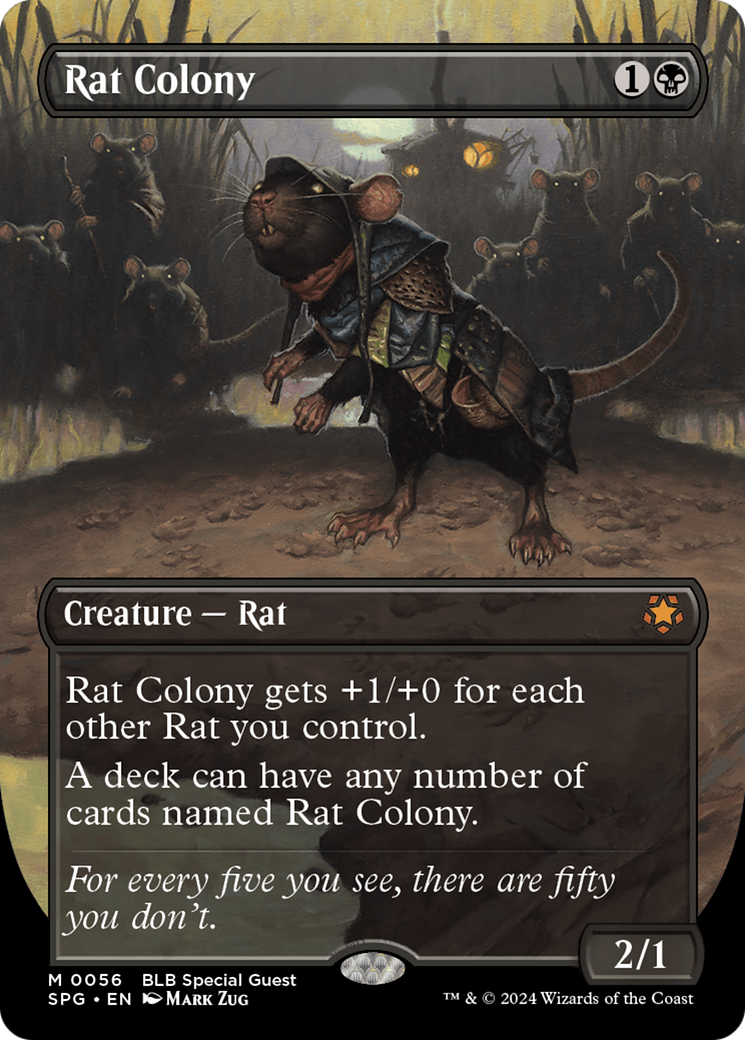 Rat Colony (Borderless) [Bloomburrow Special Guests] | Grognard Games