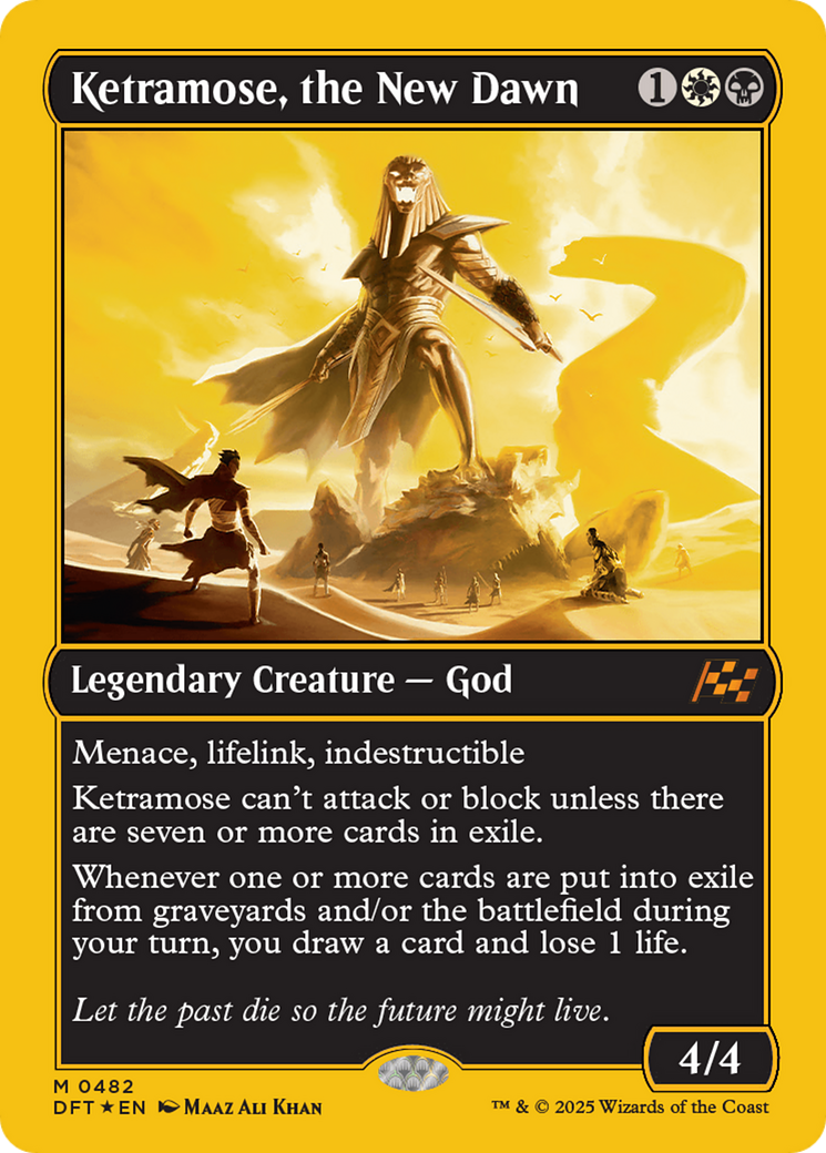 Ketramose, the New Dawn (First-Place Foil) [Aetherdrift] | Grognard Games
