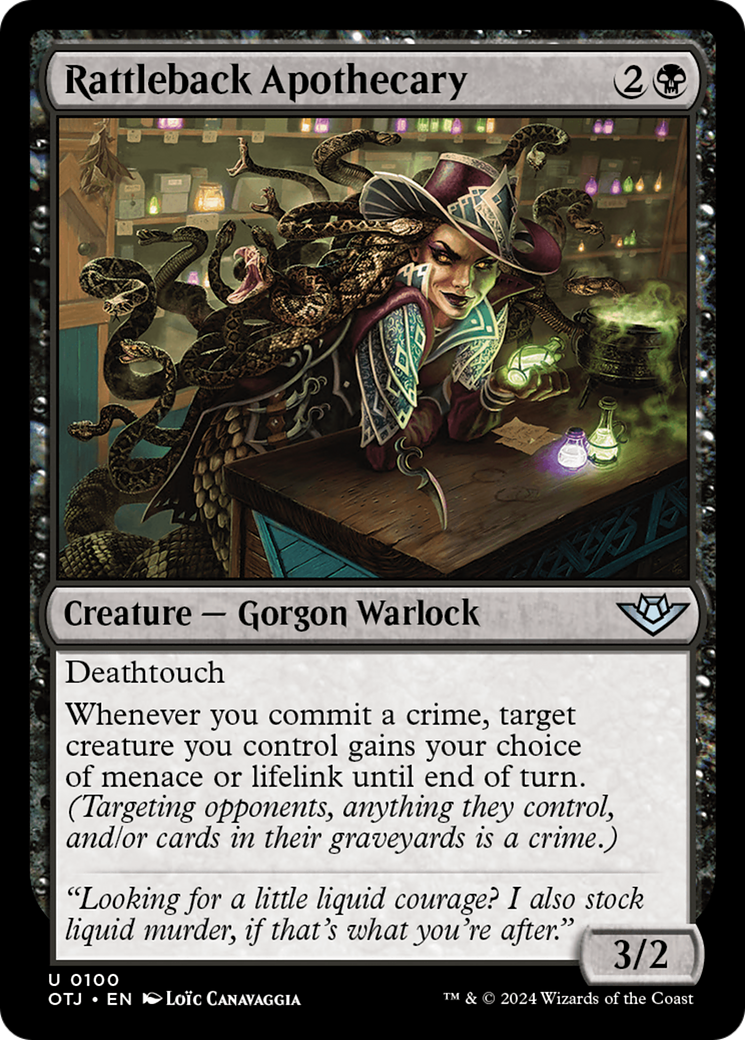 Rattleback Apothecary (OTJ-100) - Outlaws of Thunder Junction Foil | Grognard Games