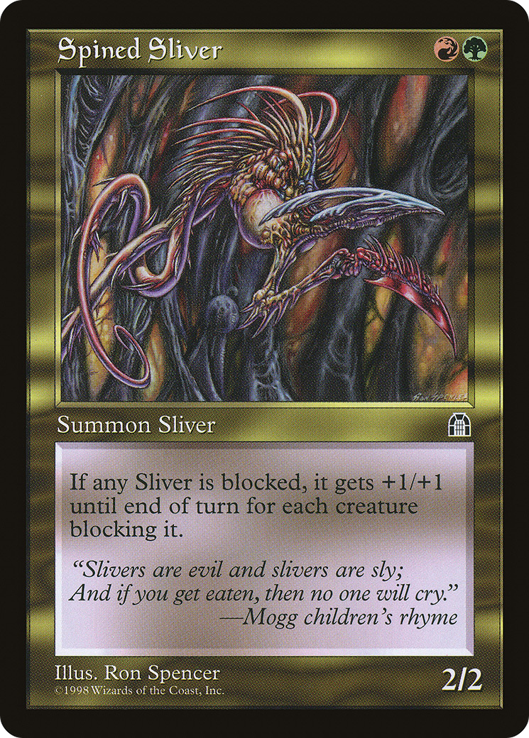 Spined Sliver [Stronghold] | Grognard Games